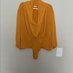 Eva Mendes for New York & Company Orange Bodysuit